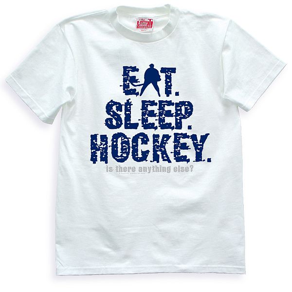 House of Cotton Eat Sleep Hockey Heavyweight T-Shirt