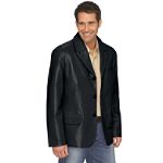 Excelled Men's Leather Blazer