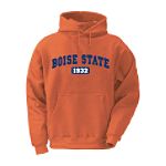J. America Boise State Basic Arch Print Tackle Twill Hoodie