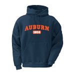 J. America Auburn Basic Arch Print Tackle Twill Hoodie