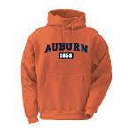 J. America Auburn Basic Arch Print Tackle Twill Hoodie
