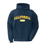 J. America California-Berkley Basic Arch Print Tackle Twill Hoodie