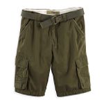 A. Prodigee Twill Belted Cargo Shorts