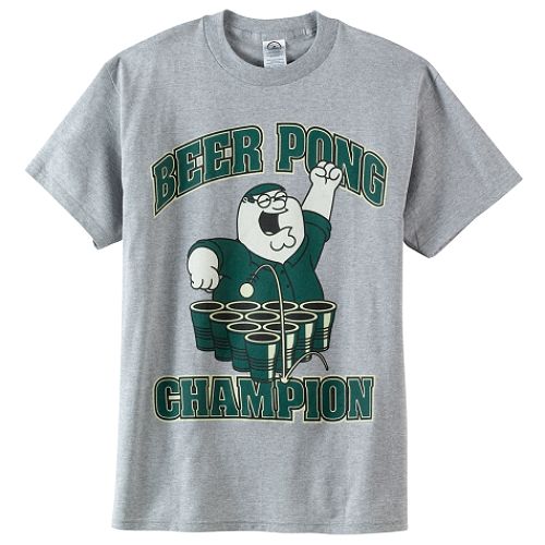 Peter Beer Pong Family Guy Tee