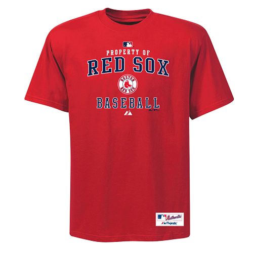 Majestic Athletic Boston Red Sox AC Property Of Short Sleeve Tee Shirt