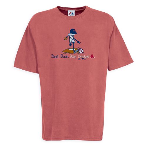 Majestic Athletic Boston Red Sox Baseball Is Better Garment Dye Tee Shirt