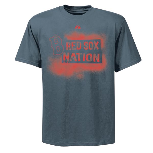 Majestic Athletic Boston Red Sox CP Part Tradition Short Sleeve Tee Shirt