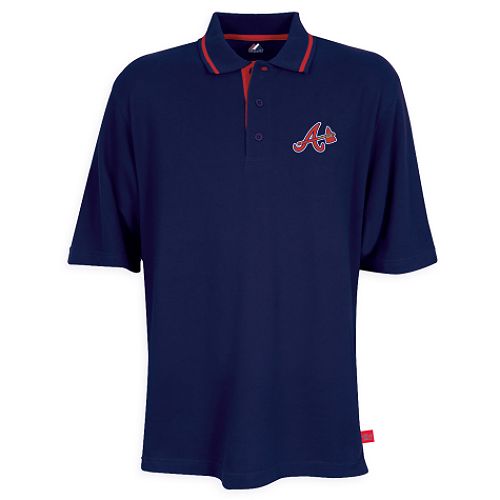 Majestic Athletic Atlanta Braves Coaches Choice II Polo
