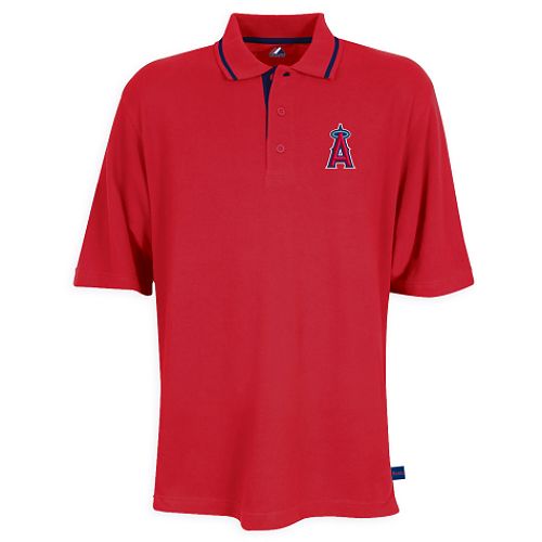 Majestic Athletic California Angels Coaches Choice II Polo