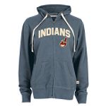 Majestic Athletic Cleveland Indians Women's Pure Heritage Full Zip Hooded Fleece