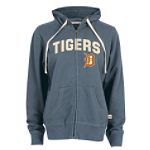 Majestic Athletic Detroit Tigers Women's Pure Heritage Full Zip Hooded Fleece
