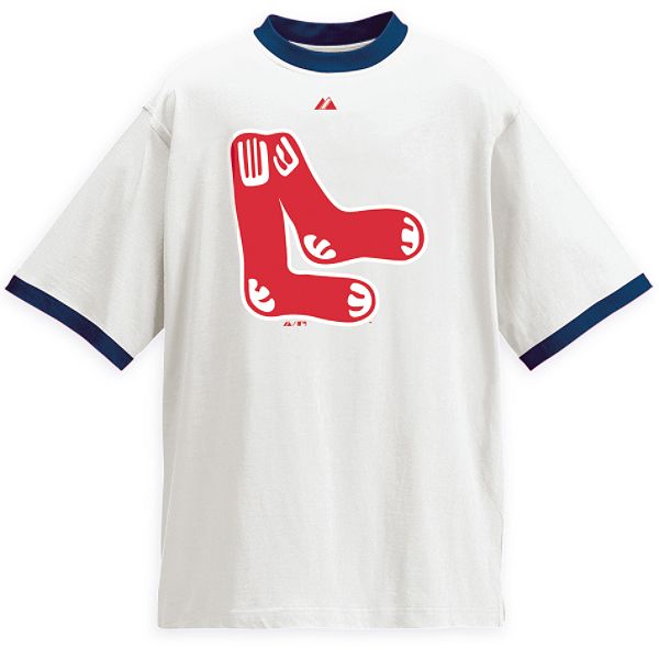 Majestic Athletic Boston Red Sox Cooperstown Ringer Tee