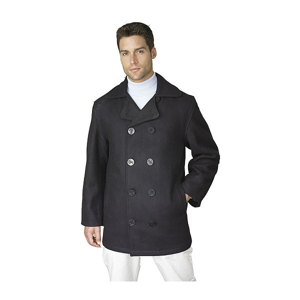 Excelled Men's Wool Pea Coat