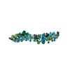 Sterling Silver Turquoise, Amethyst and Crystal Jewelry