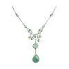 Sterling Silver Stone Necklace