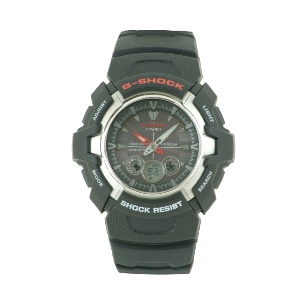 Casio Mens G-Shock Atomic Timekeeping Tough Solar Power 200M Water Resistant