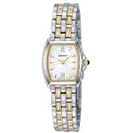 Seiko Ladies Le Grand Sport Watch with White Mother-of-Peal Dial and Diamond Accents
