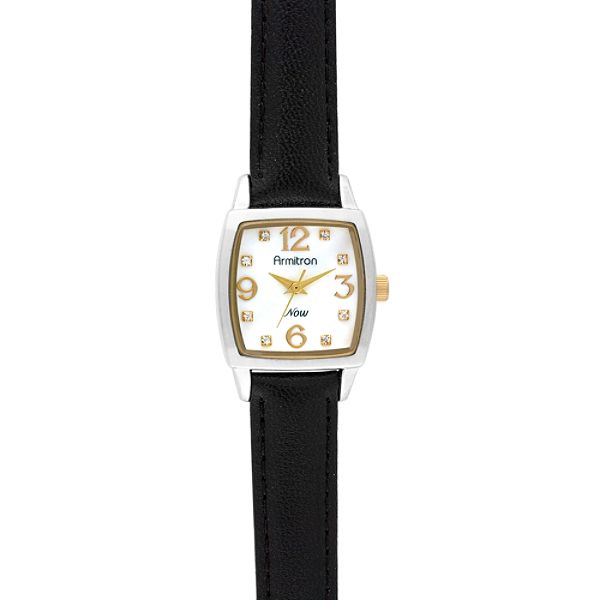 Armitron Ladies Watch w/Silvertone Case, Swarovski Crystal Accent