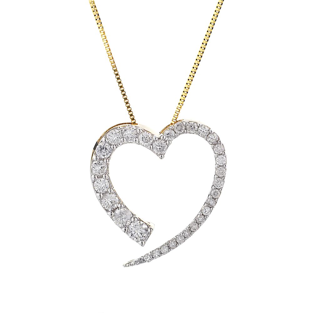 Celestial Star(tm) 1/2 ct. tw.* Diamond Journey Heart Pendant