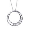 1/4 ct. tw.* Diamond Journey Circle Pendant