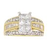 2 ct. tw.* Diamond Princess Quad Center Ring