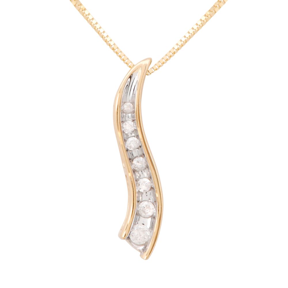 Journey Diamond Swirl Pendant