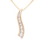 Journey Diamond Swirl Pendant