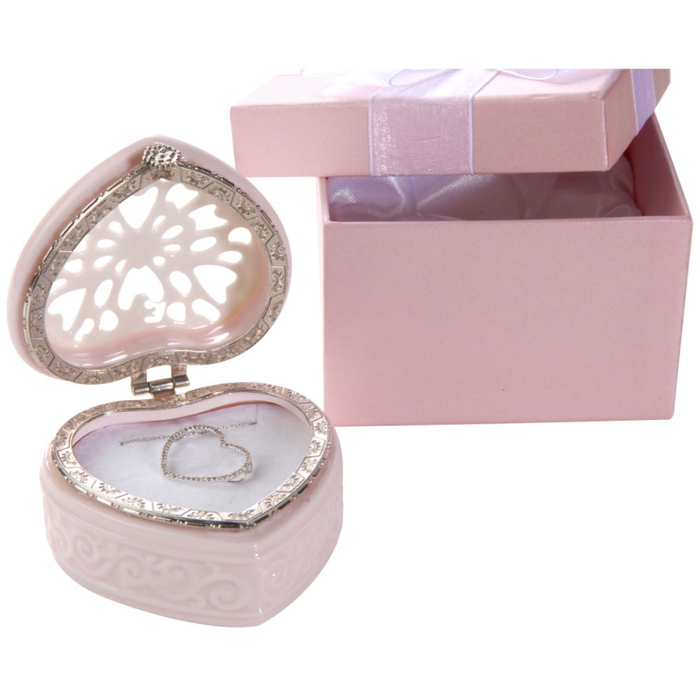 1/4 ct. tw.* Diamond Heart Pendant with Gift Boxes. 10K White Gold