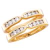 1/2 ct. tw.* Diamond Insert Ring Guard. 14K Yellow Gold