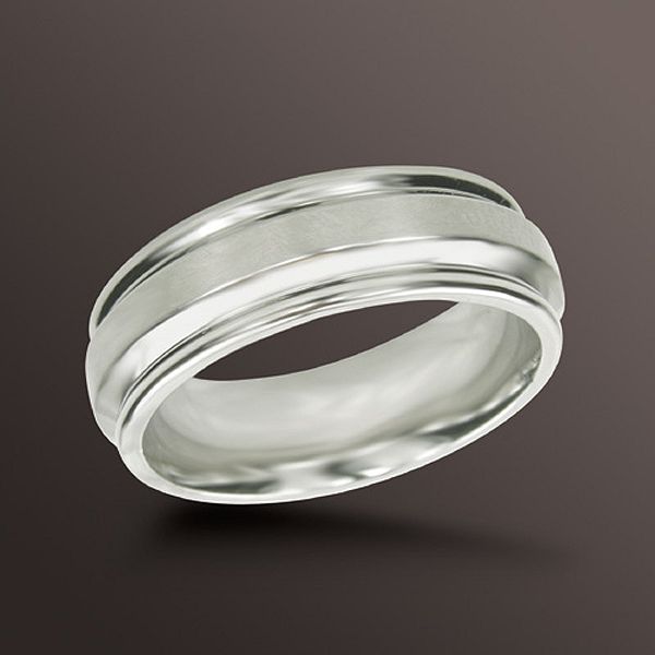7mm Wedding Band in Stainless Steel