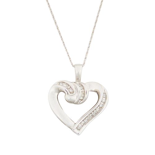 1/8 ct. t.w. Diamond Heart Pendant