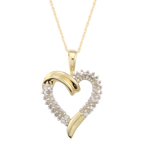 1/4 ct. tw. Diamond Heart Pendant