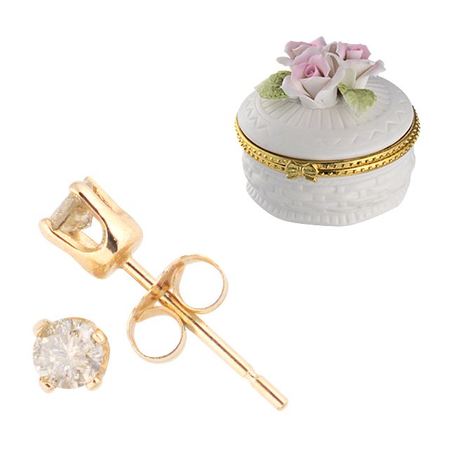 1/5 ct. tw.* Diamond Ear Studs