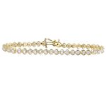 1/2 ct. tw. Diamond Link Bracelet. 10K White Gold