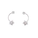 10Kt WG Shooting Star Stud