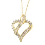 1/10 ct. tw. Diamond Heart Pendant