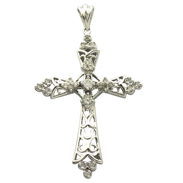 1/5 ct. tw. Diamond Cross Pendant