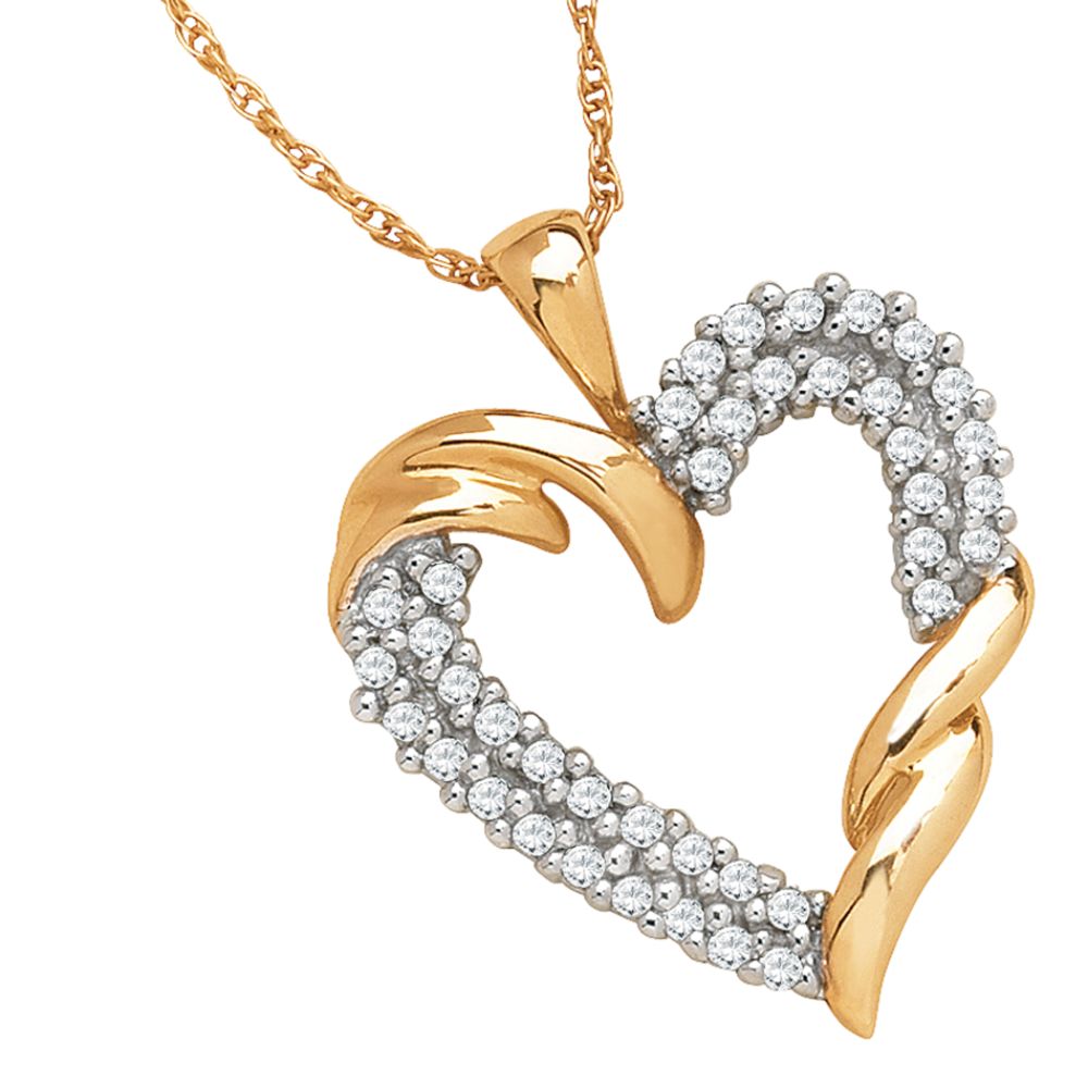 1/5 ct. tw.* Diamond Pendant with Chain