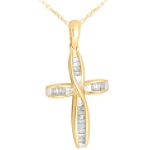1/5 ct. tw. Diamond Cross Pendant