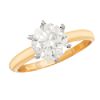 1-1/2 ct. tw.* Round Diamond Solitaire Engagement Ring. 14K Yellow Gold