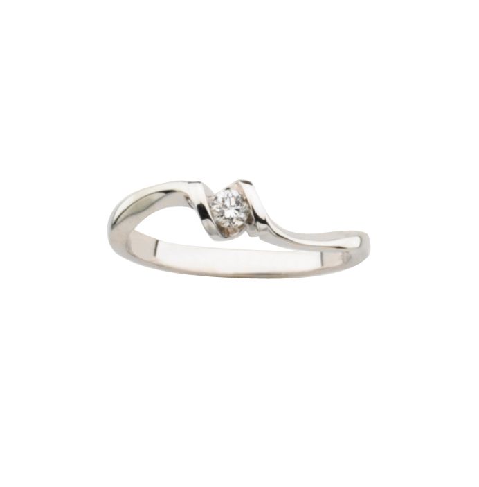 1/10 ct. tw* Sirena Promise Ring