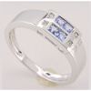 Tanzanite and White Diamond Fashion ring