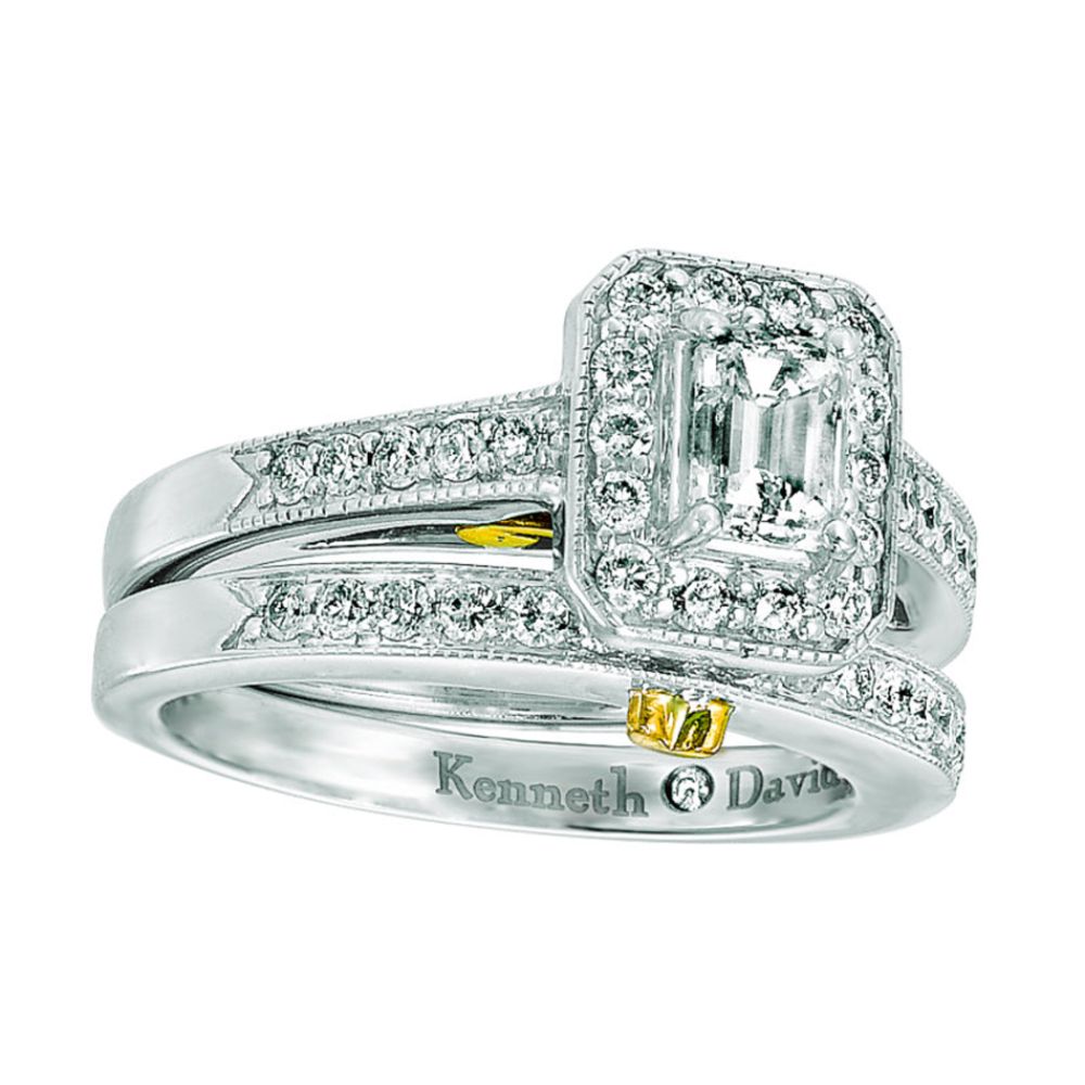 Kenneth David Signature 1ct. tw.* Pure Love Diamond Engagement Set