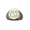 Ladies Personalized Signet Ring
