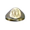 Mens Personalized Signet Ring
