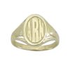 Ladies Personalized Signet Ring