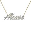 Personalized Name Necklace with Diamond Accents