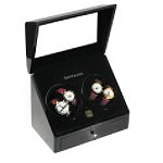 Steinhausen Black Quad Automatic Watch Winder