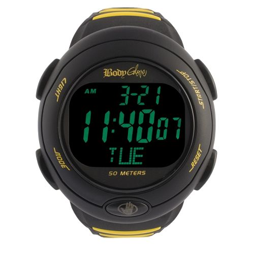 Buy Body Glove Men's Kurv Chronograph Digital Black & Yellow Watch 70013