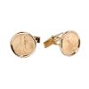 22Kt Gold American Eagle Coins framed in 14k Cuff Links